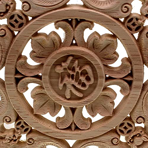 Cadre d'applique d'angle en bois non peint LVTFCO pour meuble