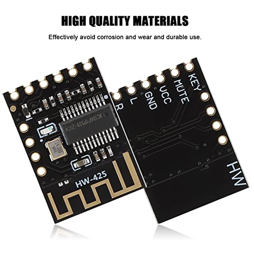 1 Módulo de áudio Sem Fio de Dois Canais, Módulo de áudio Estéreo, Fácil Instalação