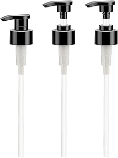 Segbeauty Soap Dispenser Pump Head, 3pcs Bathroom Shower Bottle Pump Replacement, Empty Refillable Bottle Tube Pump Top for Shampoo Conditioner Hand Soap Body Wash Liquid Gel Modern Kitchen Hotel