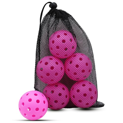 Magicorange Pickleball Balls USAPA Approved 40 Holes Outdoor Pickleballs