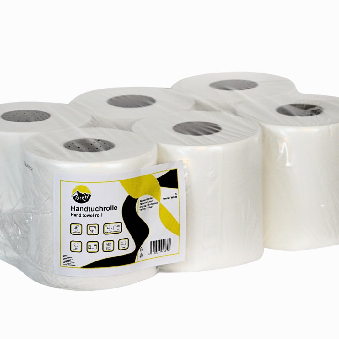 KURTT - Papier De Polissage 6 Pièces - Rouleau De Polissage - 2 Couches