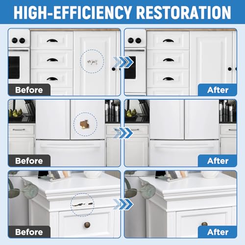 Image of White Paint Multi Surface Semi-Gloss White Touch Up Paint Repair for Metal,Wall,Door,Cabinets,Wood,Furniture, Appliance,Metal, Acrylic Touch Up Paint Pen, Enamel 30ML