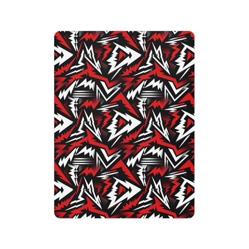 Drap de lit en coton doux extensible avec motif abstrait chic - 3