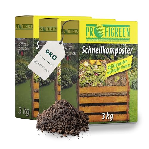 Blumixx Schnellkomposter 9 kg | Kompostbeschleuniger als Granulat | Beschleunigung des Kompostierungsprozesses | Hochwertiger Kompoststarter aus...