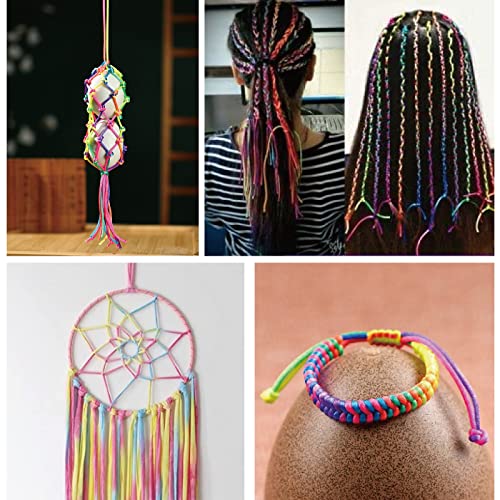 25Pack 50Yard 0.5Mm Rattail Satin Nylon Trim Cord Bracelet Beading String Silk Cord For Beading Jewelry Making Chinese Knotting Kumihimo Christmas Tree 25Pack0.5 #TOP5