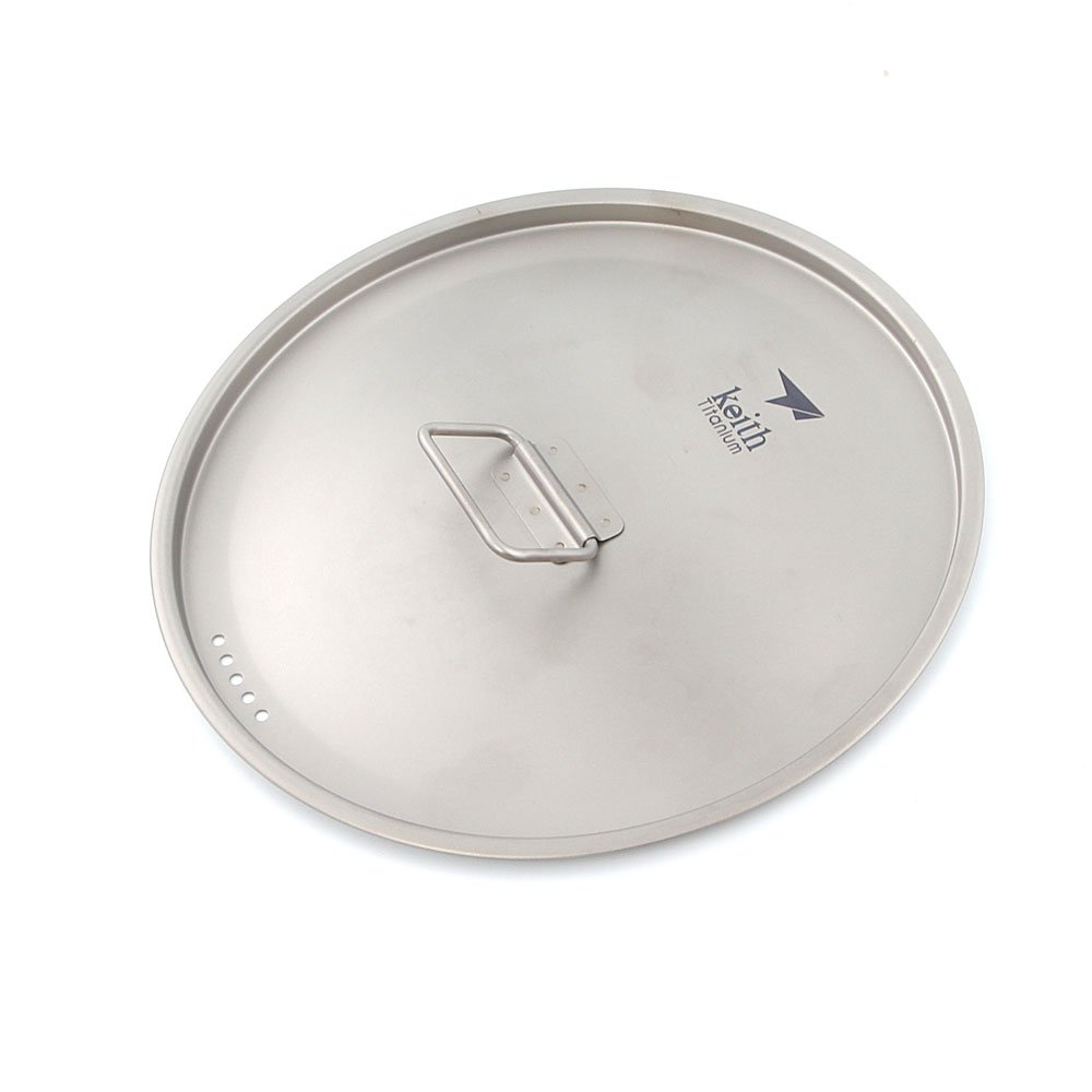 Keith Ti6015 Marmite En Titane 1,8 L – Ultraléger 248 G, Poignée Pliante, Sac De Rangement – Pour Camping Et Randonnée