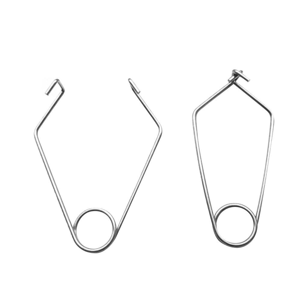 2 Pieces Stainless Steel Cord Fastener Tightener for Climbing Rope Protector Sleeve Travel | Sporting Goods | Outdoor Sports | Climbing & Caving | 2 Pieces Cord Fasteners-image-28