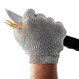 Schwer Highest Level Cut Resistant Stainless Steel Metal Mesh Chainmail Glove for Meat Cutting Butcher Glove