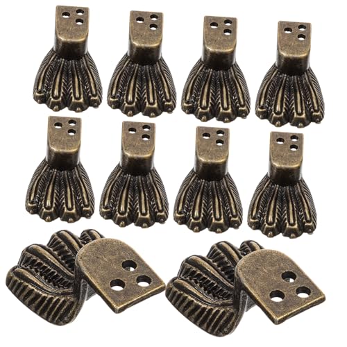 ARTIBETTER Jewelry Case Feet Leg Corner 10pcs Wooden Box Feet Corner Protectors for Chest