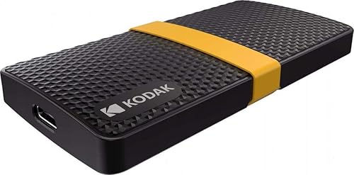 KODAK Unidad portátil SSD X200 - 512 GB con USB-C 3.1 Gen 2