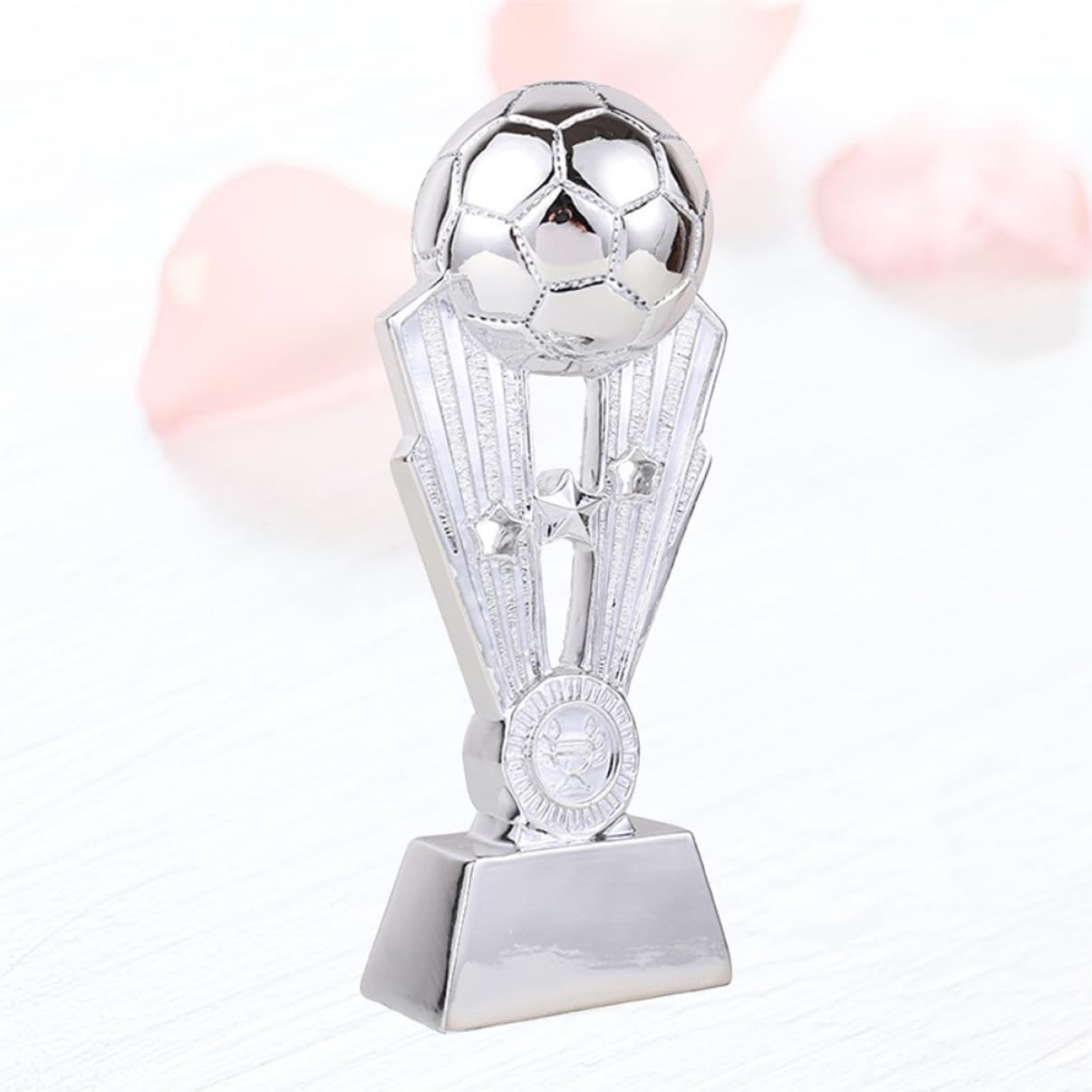 Hemoton Plating Resin Football Trophy Soccer Award Cup for Boys and Girls Boys Soccer Party Toy