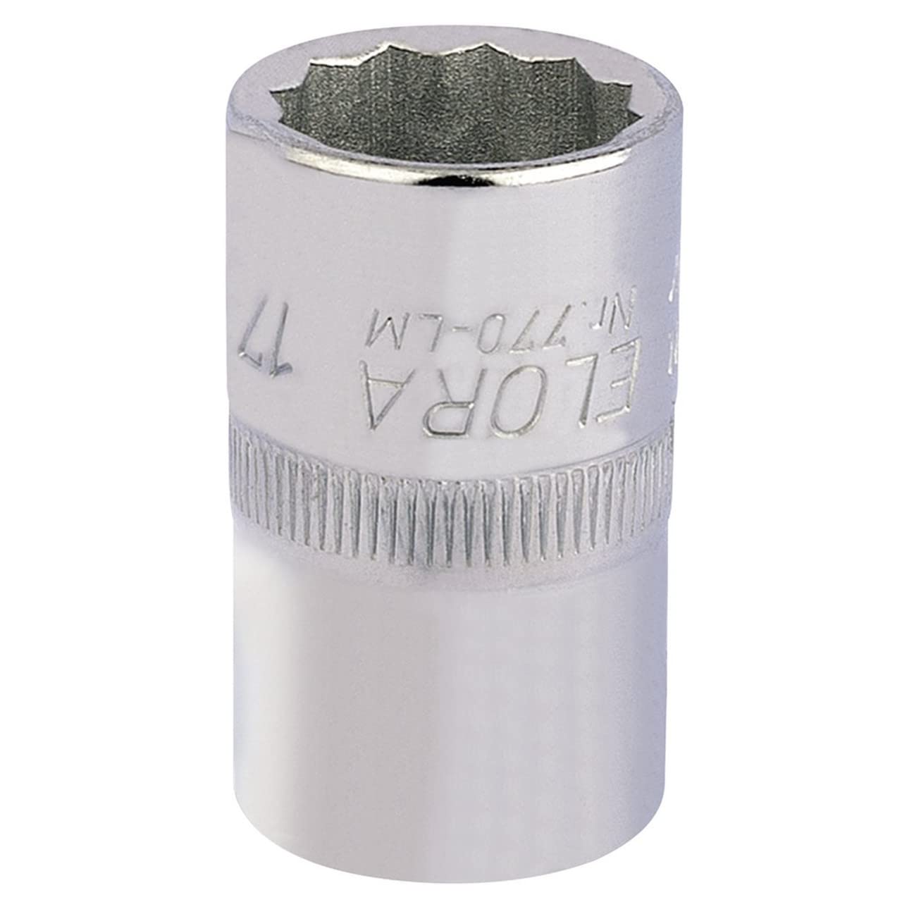 Draper 24624 17 mm 1/2Inch Square Drive Elora BiHexagon Socket