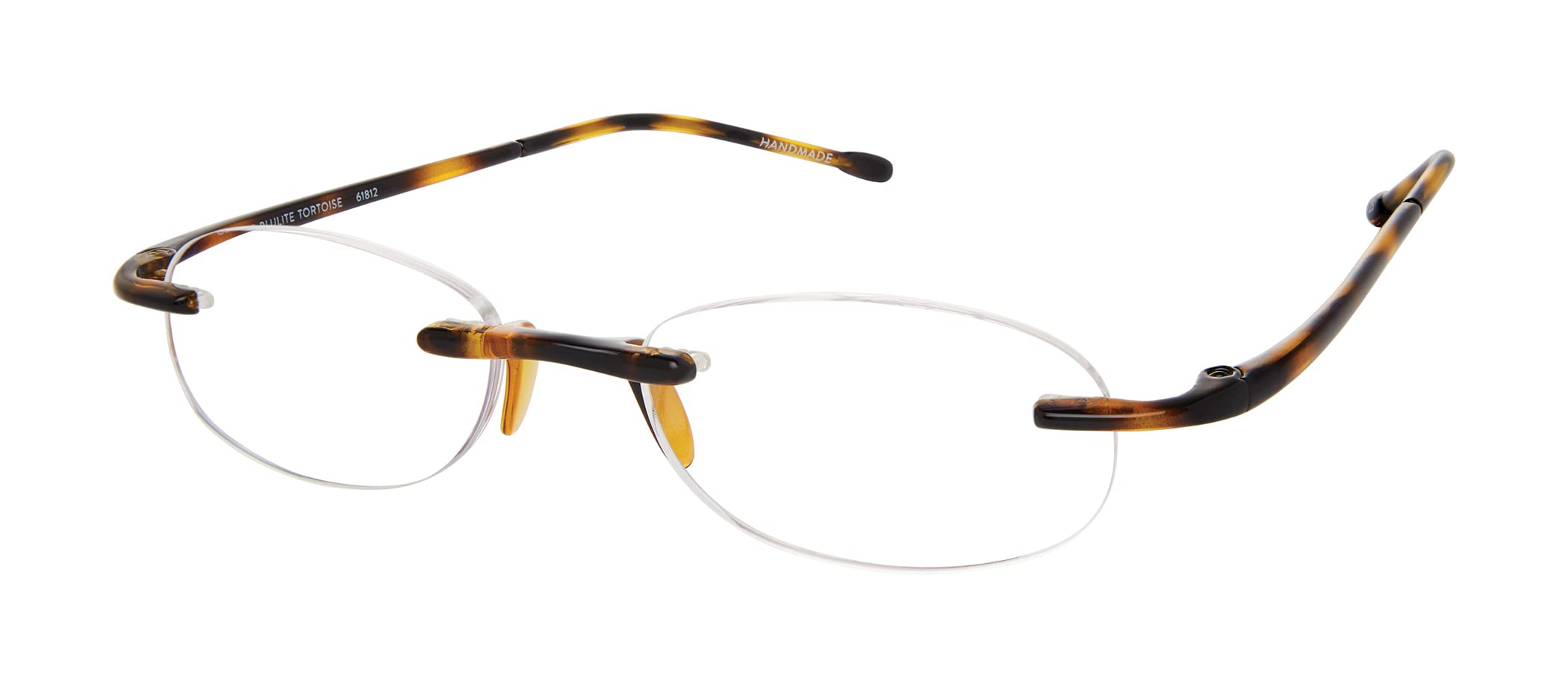 Scojo New York Gels Original Blue Light Reading Glasses, Handmade Scratch Resistant Readers for Women and Men