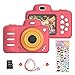 Produktbild Vannico Kinder Digital Mini Kamera, Selfie Photo Kids Camera HD Kinderkamera 8 Megapixel, Wiederaufladbar Actionkameras Camcorder für Mädchen Jungen mit 16G SD Karte (Rot)