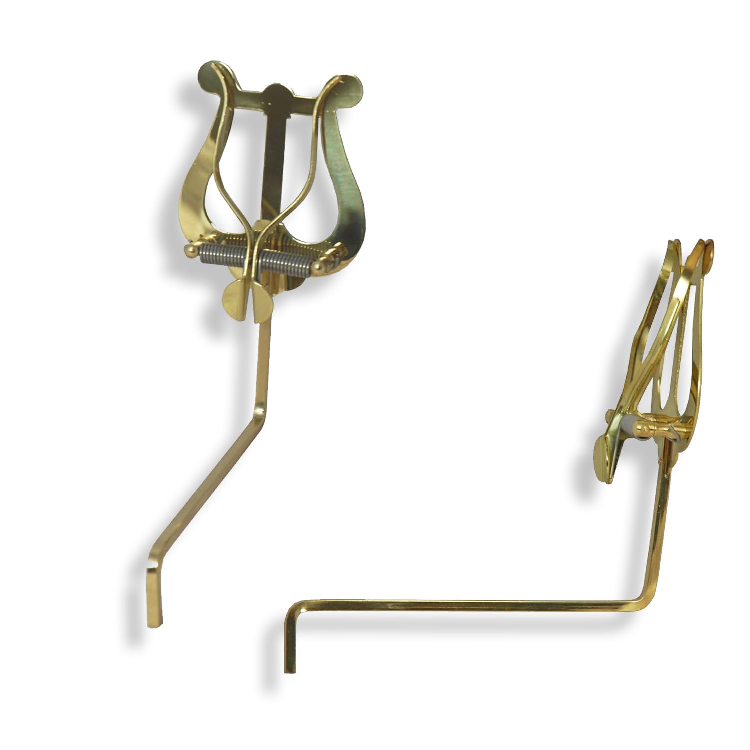 Soundman® Lira de Latón para Saxofón - Color: Oro - Atril Musiquero Saxofono