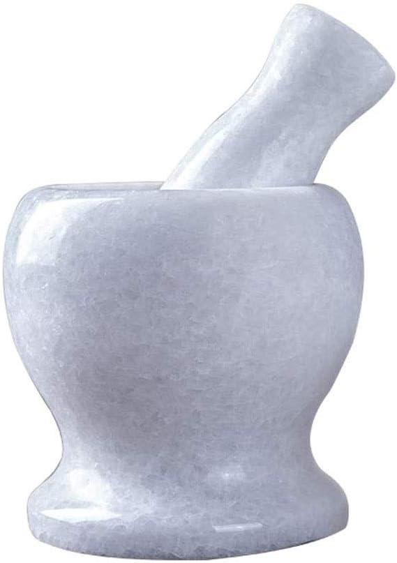 Mortar and Pestle Set Marble Solid Stone Grinder Spice Herb Grinder Pill Crusher