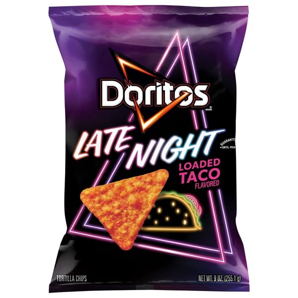 Doritos, Tortilla Chips Late Night, 9 Ounce