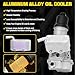 06F115397K Upgraded Aluminium Oil Filter Housing Assembly with Oil Cooler Compatible with VW Passat Jetta Golf R GTI Eos Audi A4 A3 TT TTS 2005-2015 2.0L L4, Replace # 06F115397K 06F115397J 06F115397H