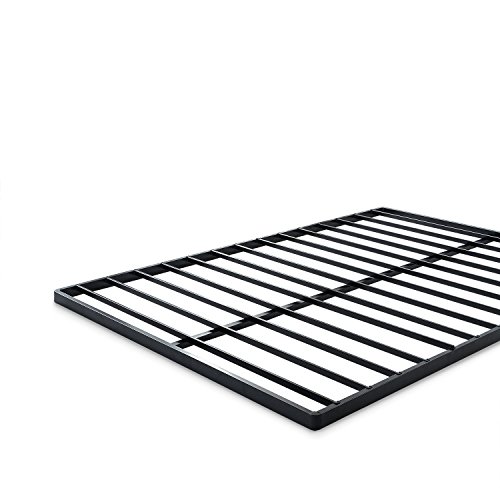 Zinus Gulzar Easy Assembly Quick Lock 1.6 Inch Bunkie Board / Bed Slat Replacement, Queen, Black #TOP1