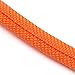 Soft tubing Expandable Braided Sleeve Self-Close Flexible Insulated Hose Pipe Wire Wrap Protect Cable Sock Tube 5 Meter Self Closing Industrial Rubber (Color : Orange, Size : 30mm)