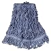 Rubbermaid Commercial D212blu Super Stitch Blend Mop Head, Medium, Cotton/Synthetic, Blue, 6/Carton
