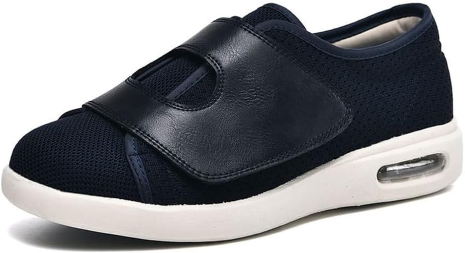 Mens Womens Diabetic Shoes, Wide Width Orthopedic Shoes Lightweight Breathable Elderly Swollen Feet Edema Sneakers