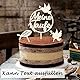 3 Stück Cake Topper Taufe, Tortendeko Taufe Tortenstecker Kuchen Topper für Junge Mädchen Taufdeko