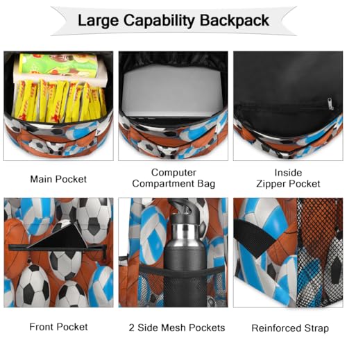Sac à dos décontracté pour ordinateur portable 3D afin de soulager le dos