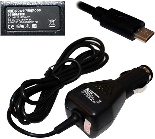 Cargador de coche para tableta con adaptador de corriente continua compatible con Chuwi Vi8 Plus