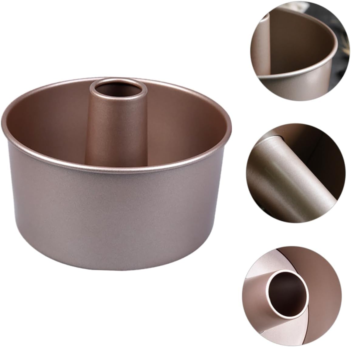 Hemoton Non-stick Live Bottom Tube Cake Pan Mini Molds for Baking Cake Pans Oven