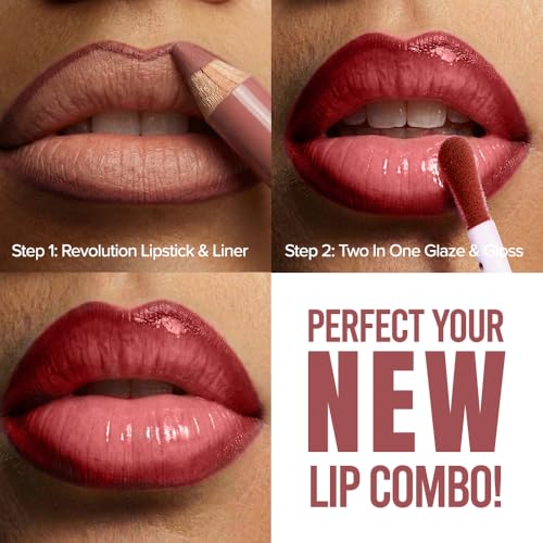 Image of Character Revolution Matte Lipstick | Intense Pigment, Long-Lasting & Smooth Finish | Non-Drying Comfortable Wear (Lipstix - RL012, Revolution Matte Lipstick)