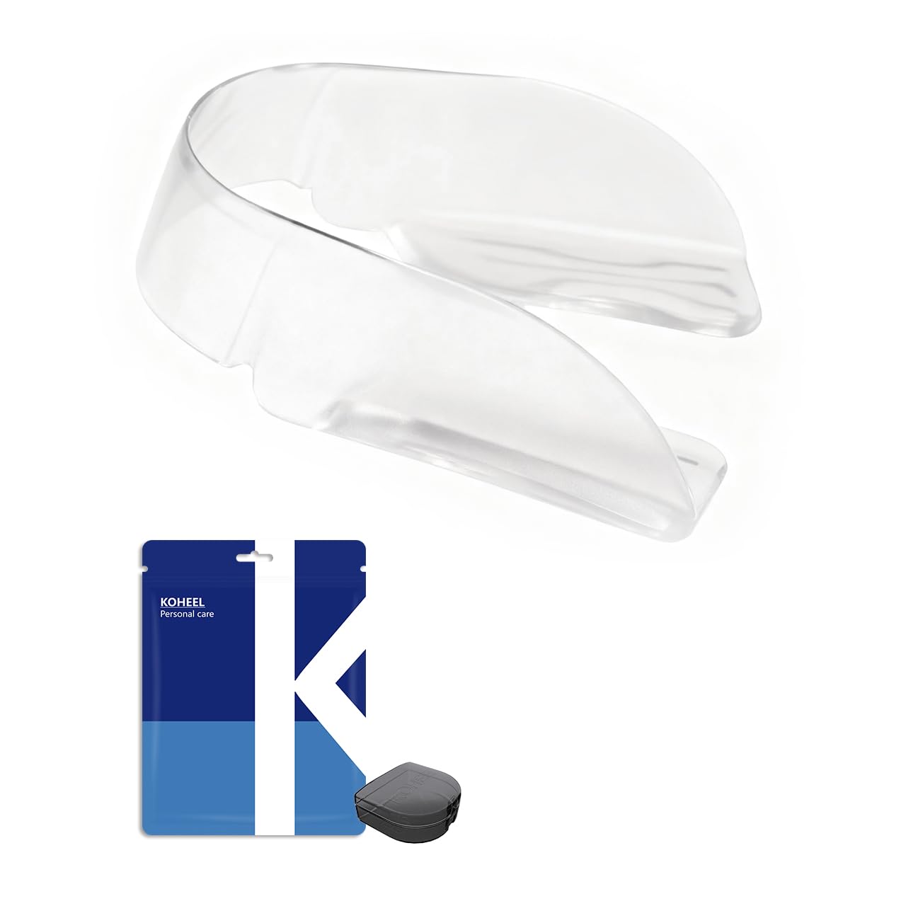 KOHEEL AIR bite dentale ultra sottile, bite bruxismo notturna confortevole, bite notturno, bite per bruxismo, 10 pezzi