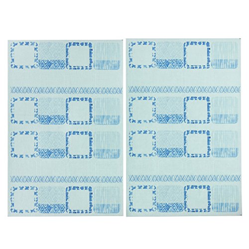 ゆにねーむ 洗濯 タグ に貼る シール カジュアル 24ピース×2シート UN-287