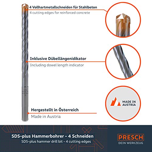 Presch Set Punte SDS Plus X4-7 pz. - Punte Cemento...