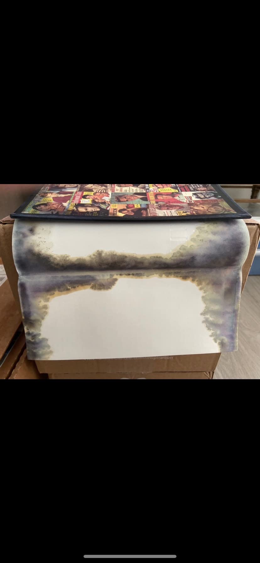 Item damaged inside box