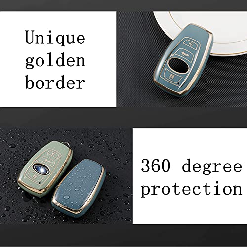 Avgardcat Tpu Key Fob Cover Compatible With Subaru Forester Outback Brz Legacy Crosstrek Accessories 4 Buttons Keychains (Black) #TOP5