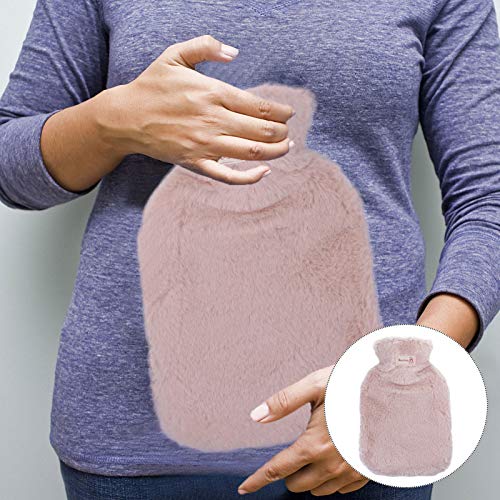 ARTIBETTER 800Ml Aquecida Garrafa de Água Quente Com Capa De Pelúcia Portátil Bonito Saco de Água Qu