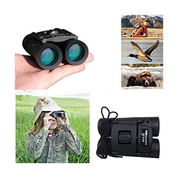 AEUWIER Fernglas 40x22 Kompaktfernglas für Erwachsene Kinder, Fernglas Professionelles Jagdteleskop Zoom Hochwertige… – Bild 6
