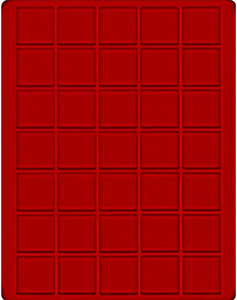 Lindner 2135E Velour Insert Light red, 2135E (Ø 36 mm)