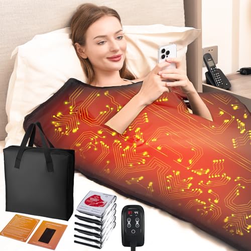 MIXC Infrared Sauna Blanket for Home Use, Portable Design and