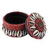 ✿ Ideal --- Mit Vintage-Optik, exquisiter Verarbeitung, praktischer Größe, die Aufbewahrungsbox für Schmuck ist viel mehr als ein Organisations-Werkzeug, es ist auch ein großartiges Sammelstück und ein gutes Geschenk.