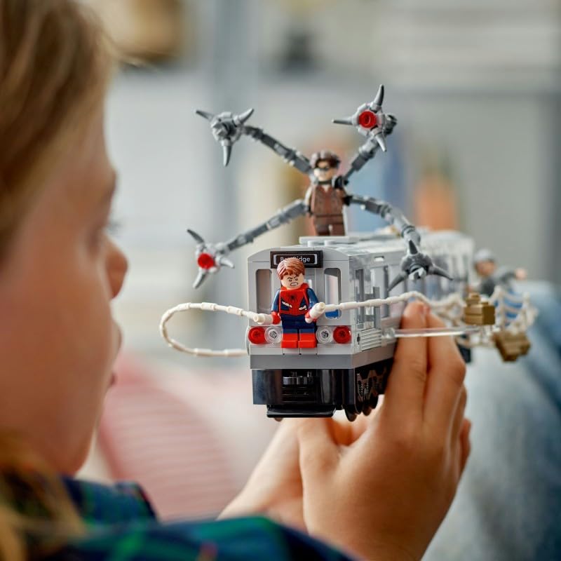Image of LEGO Marvel Spider-Man vs. Doc Ock Subway Train Scene Building Toy 76321 for 9+ Gift for Boys and Girls