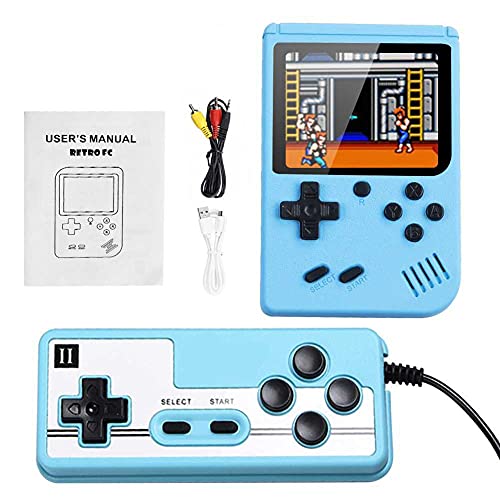 MEIXIANG 500 EN 1 Juegos Mini Portátil Retro VideoConsola De Mano Game Players Boy 8 bit 3.0 Pulgadas De Pantalla LCD a Color Gameboy Boys Regalo 7 Cover