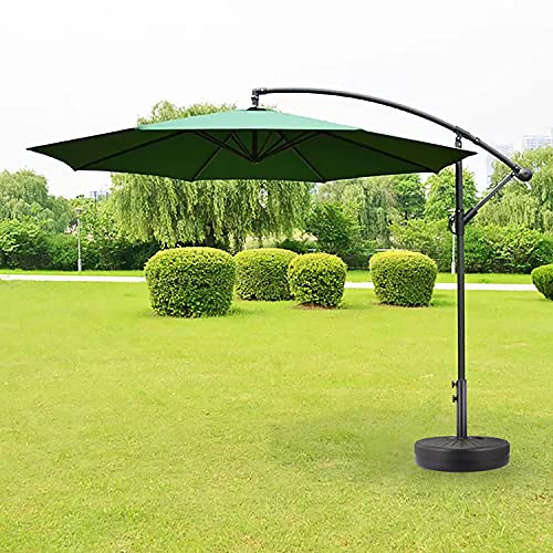 Fillable Patio Umbrella Base, Heavy Duty Outdoor Market Plastic Umbrella Base Stand, 19.7\" Round Umbrella Holder for Home & Garden, Fills Up to 42lbs (Black) - Thumbnail 6