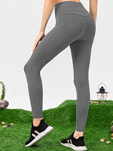 Leggings espovas femininas com bolso apert para treino de corrida de ioga AHOR