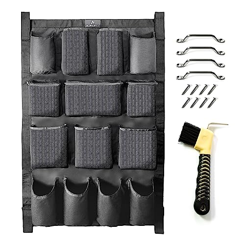 TIPLOVA Horse Trailer Organizer Long Hanging Grooming Storage Caddy