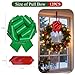 Deffdns 12 PCS Christmas Bows for Gift Wrapping,5 inch Large Xmas Holiday Pull Bows for Present,Gift Baskets,Wine Bottles,Bouquet,Christmas Wrapping Decorations [Red Green]