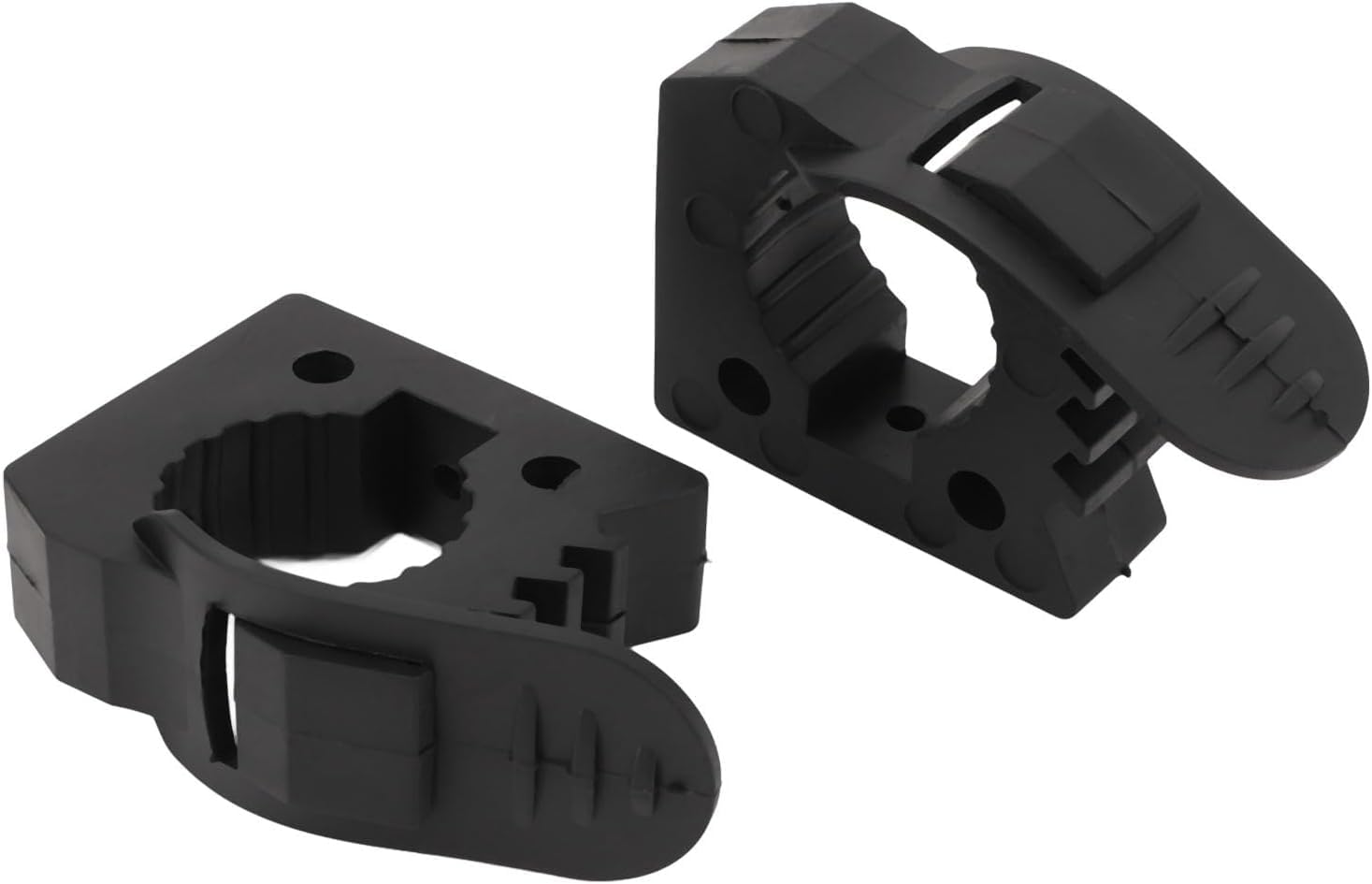 2 morsetti in gomma a sgancio rapido per strumenti di diametro da 2,5 cm a 3,8 cm, supporto per attrezzi resistente con vestibilità regolabile per UTV ATV, camion, barca, treno, design pratico e