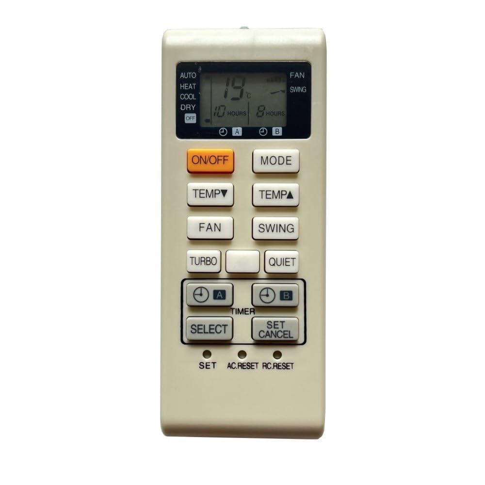 Télécommande pour climatiseur Panasonic compatible avec modèles A75C3680 et A75C3751 - 5