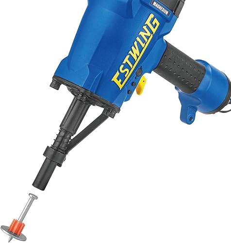 Miniatura 7 de Estwing ESSCP Clavadora de hormigón neumática de 3 "de un solo pasador con accesorio giratorio industrial NPT de 14" y bolsa
